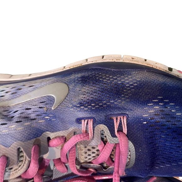 Nike Free 5.0 Womens Shoes Sneakers Size 8.5 Blue Purple Running 653988-400 - Picture 5 of 11
